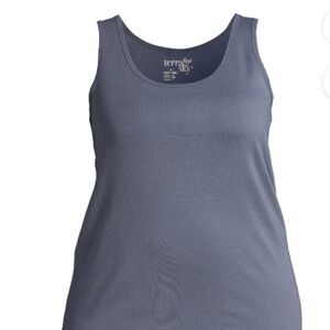 Terra & Sky/ NWT /Women's Layering Tank Top - Longer Length/ Size 0X- 14W